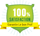 Notre garantie pour cours particuliers qui vous permettra de trouver et suivre des cours par votre professeur particulier sans souci.